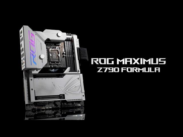 ASUS ROG Maximus Z790 Formula Thunderbolt 4 ATX Motherboard E-tail Video