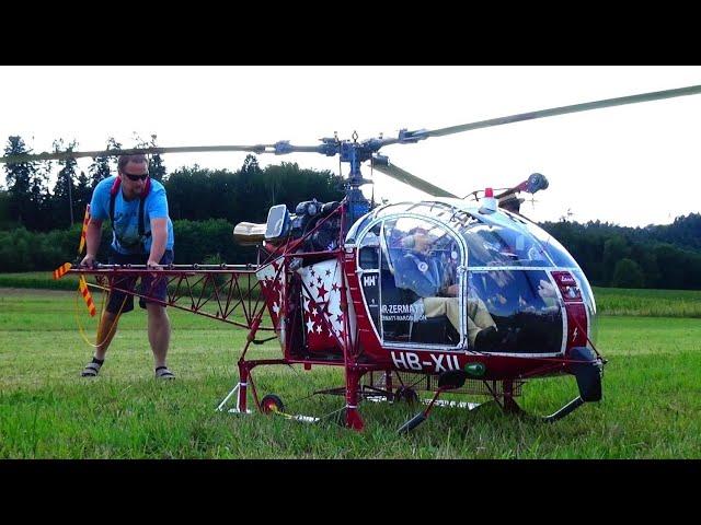 WORLD LARGEST RC SCALE SA-315B LAMA RC TURBINE MODEL HELICOPTER