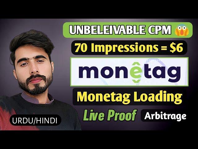 Monetag High CPM Trick Live Proof - Self Loading & Arbitrage on Monetag