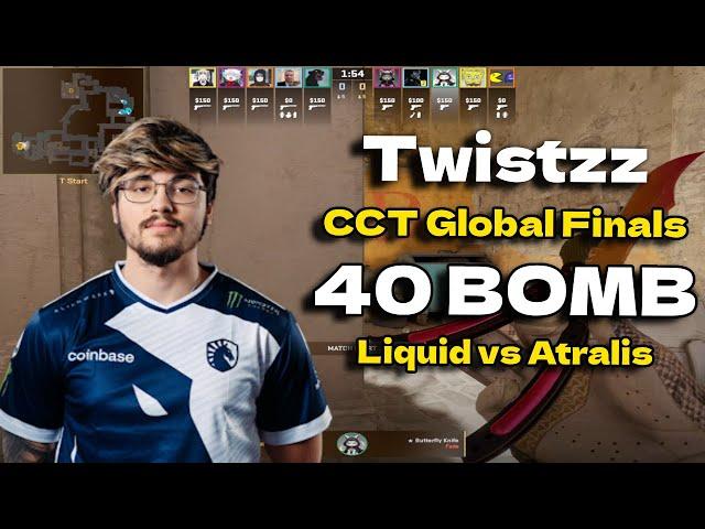 CS2 POV Liquid Twistzz (40/22) vs Astralis (Inferno) @ CCT Global Finals 2024