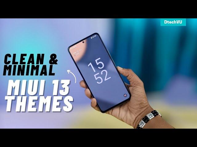 Clean & Minimal MIUI 13 Themes | Best MIUI Themes for MIUI 13