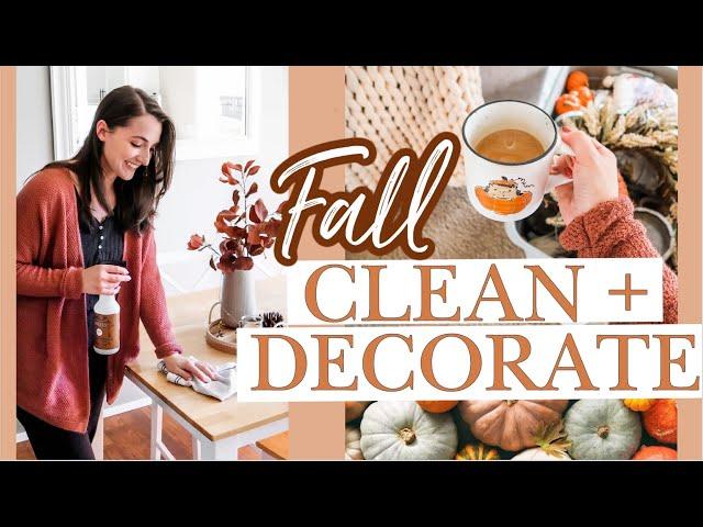 FALL CLEAN + DECORATE WITH ME 2021 | MESSY TO MAGICAL! Minimalist, Hygge decor! Declutter With Me