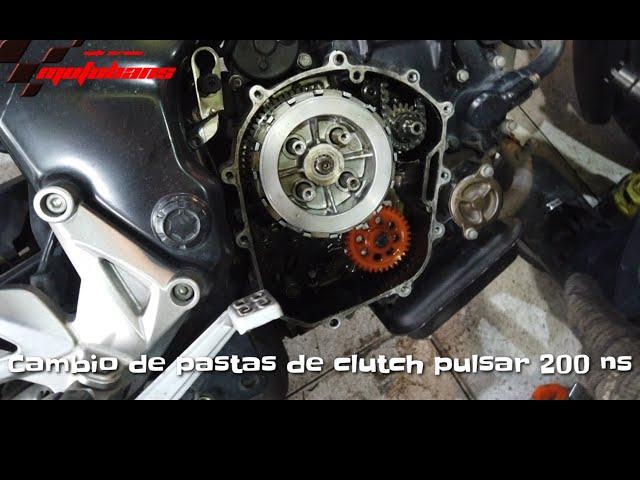 Cambio de pastas de clutch bajaj ns 200