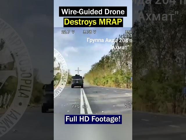 MRAP Wrecked by Insane Russian Drone Attack – See It All!