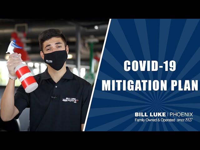 Covid-19 (Coronavirus) Mitigation Plan At Bill Luke Automotive Dealerships