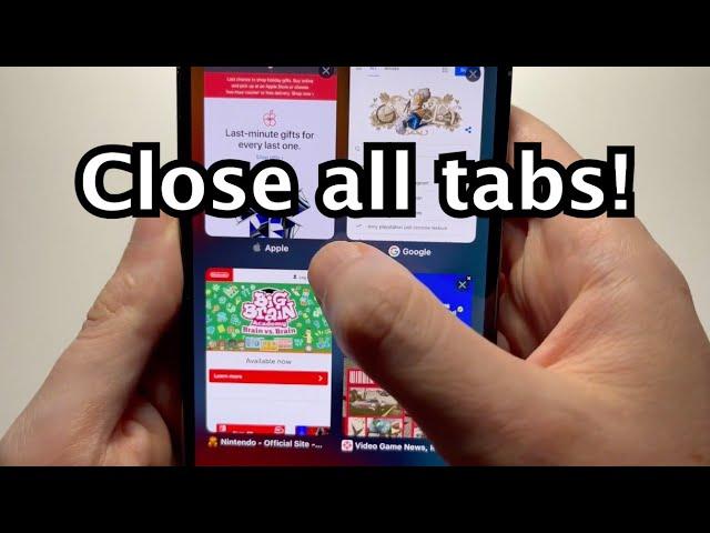 How to Close All Tabs on Safari for iPhone (iOS 15)