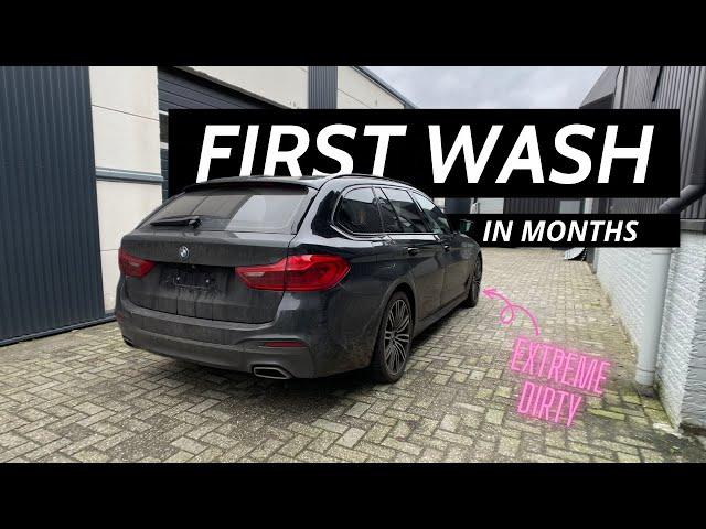 Cleaning a EXTREME DIRTY BMW 540D - Exterior Detail ASMR - Falcon Customs & Detailing