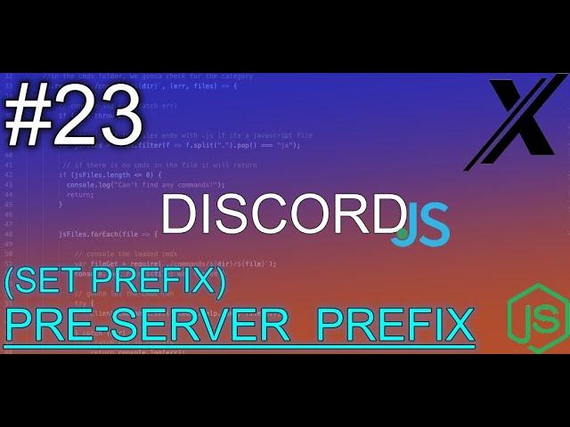 HOW TO MAKE PER-SERVER PREFIX (SET PREFIX CMD) | DISCORD.JS (V12) | QUICK.DB | #23