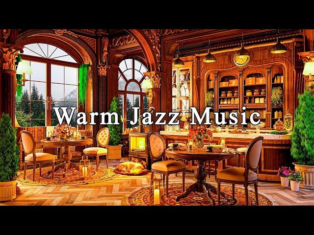 Relaxing Jazz Music for Studying, Working  Cozy Coffee Shop Ambience & Warm Jazz Instrumental Music