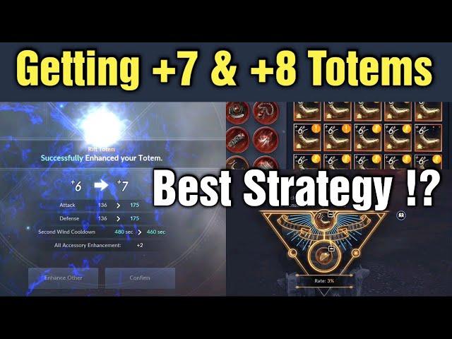 Black Desert Mobile Getting +7 & +8 Totems - Testing Best Strategy!