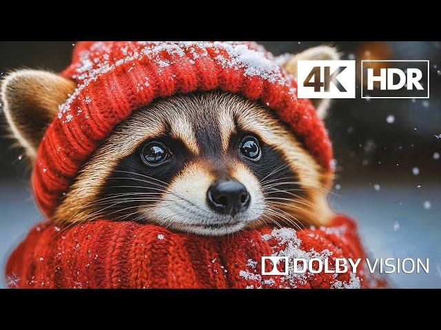 Wildlife in Stunning 4K HDR | Immersive Animal Beauty with 60FPS Cinematic Music