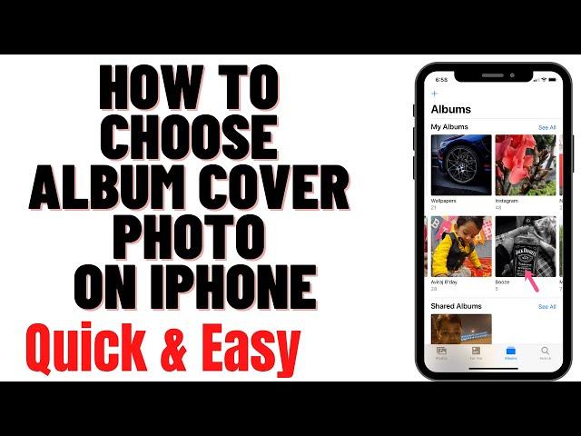 HOW TO CHOOSE ALBUM COVER PHOTO ON IPHONE 2024