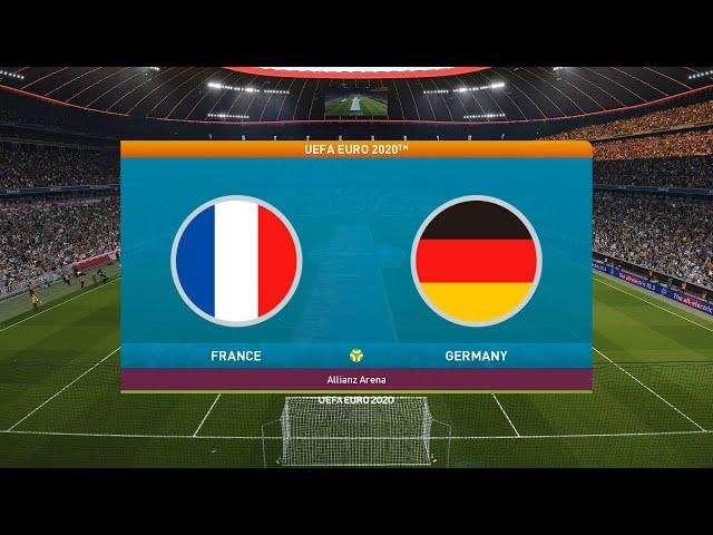 PES 2021 | EURO 2020 | FRANCE VS GERMANY FHD GAMEPLAY 2021