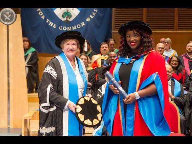 Anne-Marie Imafidon OBE speaks about receiving an honorary degree from GCU