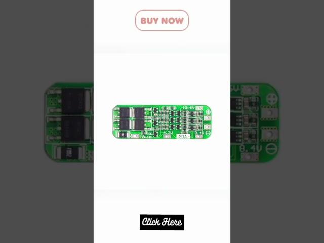 Electronic spices BMS 18650 Lithium Battery Protection Board (3S, 20A, 12.6V)