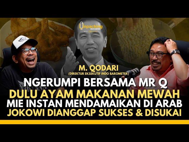 Tidak Semua Partai Setuju dengan Program Jokowi : M. QODARI