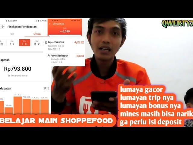 SHOPPEFOOD DRIVER RIVEW PENGHASILAN SHOPPE FOOD