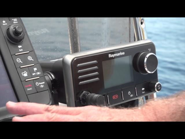 Csf 31 06 Raymarine fishfinder & radio for safety.