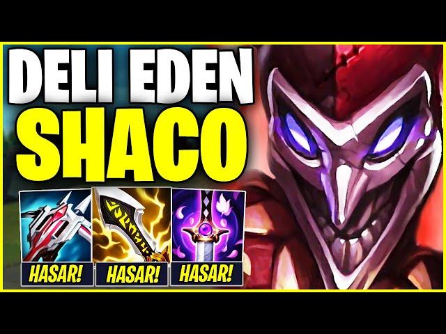 PİŞMAN EDİCEM DEDİ PİŞMAN OLDU! (RAKİBİ DELİ EDEN SHACO JUNGLE)