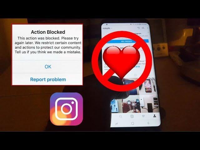 Action Blocked Instagram Fix