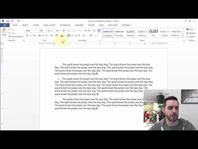 How Do I Insert a Page or Section Break in a Microsoft Word Document