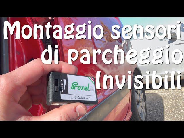 Montaggio sensori di parcheggio elettromagnetici invisibili su Atos Prime del 2001