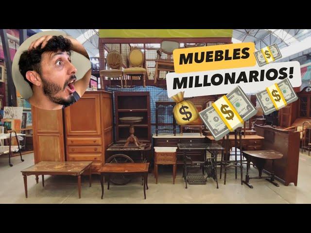 MUEBLES MILLONARIOS! ¿VALE LA PENA? (Mercado de pulgas).