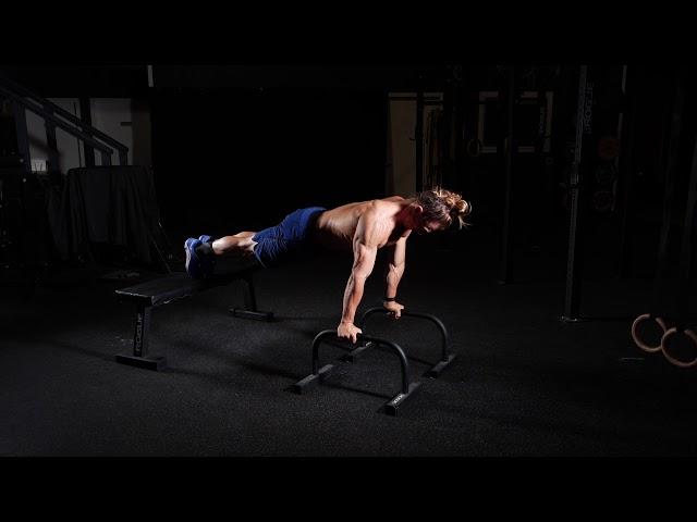 Feet Elevated Parallette Push Up