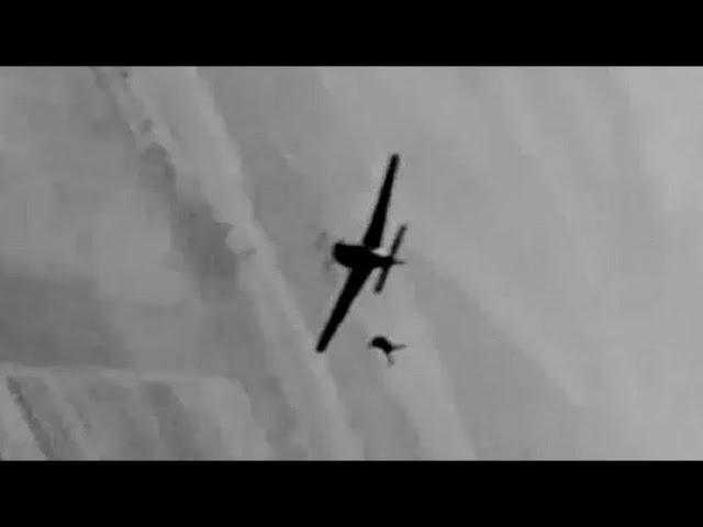 P-51 Ace Jack Bradley vs 109, 190's - Gun camera footage #shorts