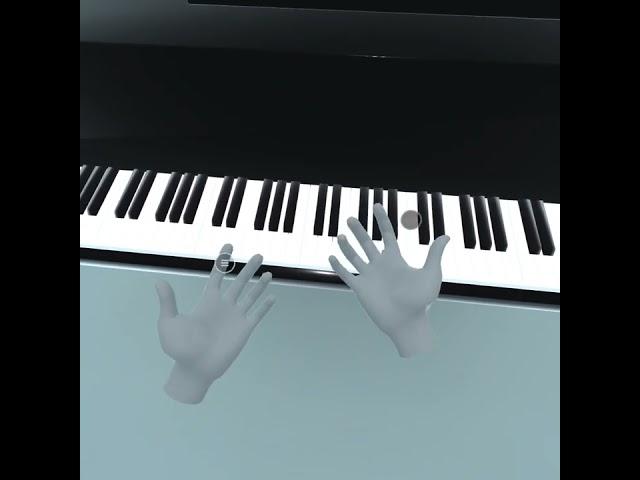 Oculus Quest 2 Virtual Piano with hand tracking