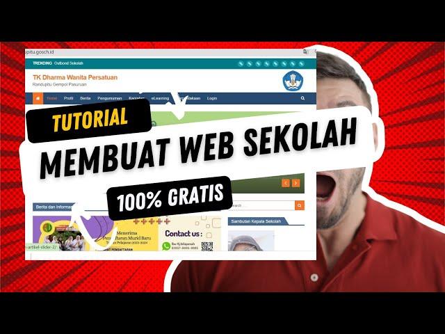 Tutorial Membuat Website Sekolah Gratis Domain dan Hosting