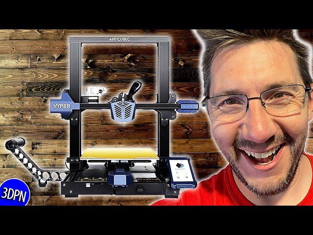 Anycubic VYPER 3D Printer - FIRST PRINT LIVE!