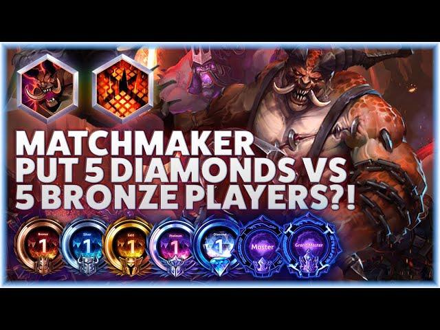 Butcher Furnace Blast - MATCHMAKER PUT 5 DIAMONDS VS 5 BRONZE PLAYERS?! -B2GM Season 3 2024