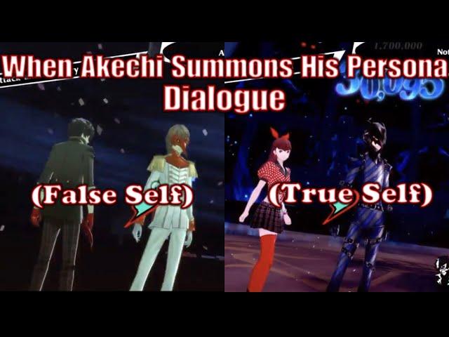 P5R: When Akechi Summons His Persona (Dialogue)