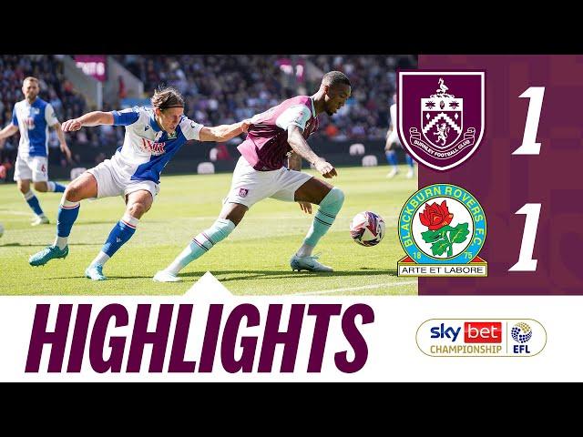 Foster Nets In East Lancs Derby Draw | HIGHLIGHTS | Burnley 1-1 Blackburn Rovers