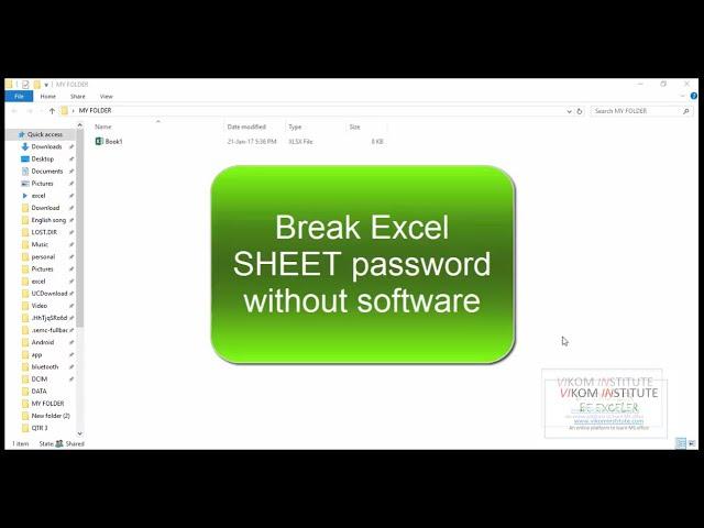 Break password EXCEL SHEETS