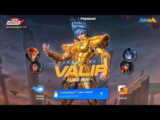 Script Skin Valir Saint Seiya No Password | Full Effect & Voice Update | New Patch