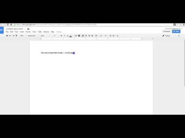 How to use strike-through formatting in Google Documents