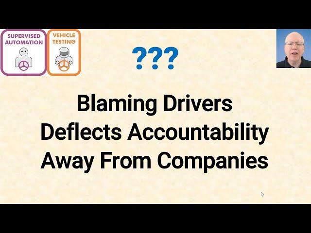 L143-045 Truth or Myth? -- Blaming Drivers Deflects Accountability Away From Companies