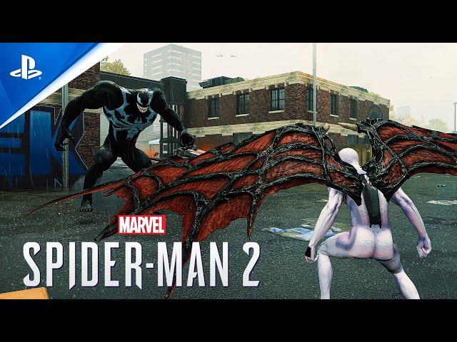 Marvel's Spider-Man 2 Peter's Symbiote gets Venom Wings Spider-Man PC Mods