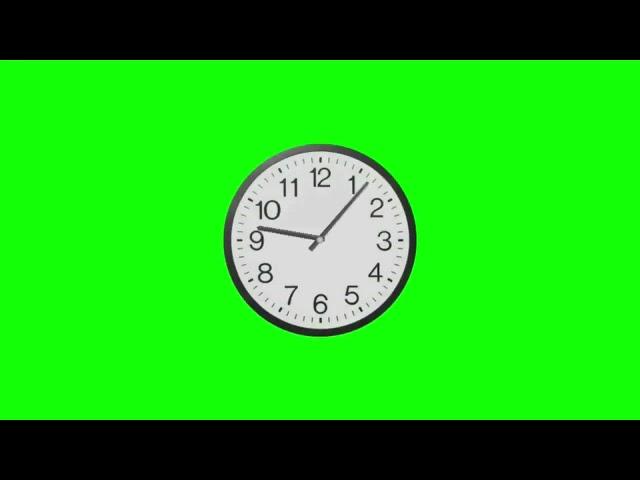 Clock Green Screen