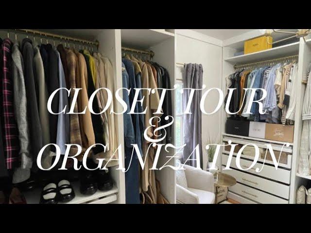 Closet tour and organization