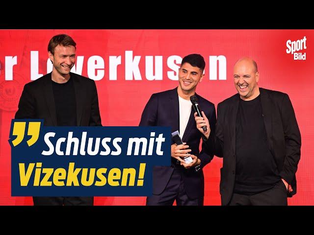 Bayer Leverkusen ist die „Mannschaft des Jahres“ | SPORT BILD-Award