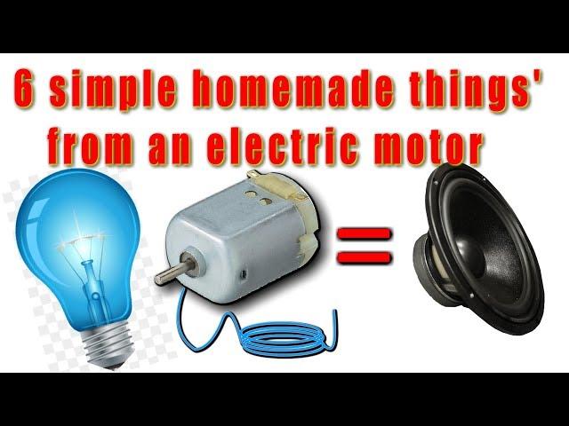 6 simple homemade things / 6 Awesome Life Hacks with DC Motor / DIY