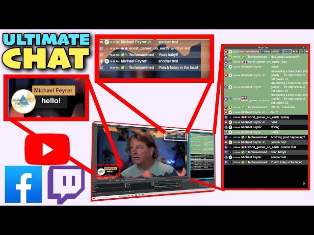 Ultimate Live Stream Chat tool for OBS! FREE