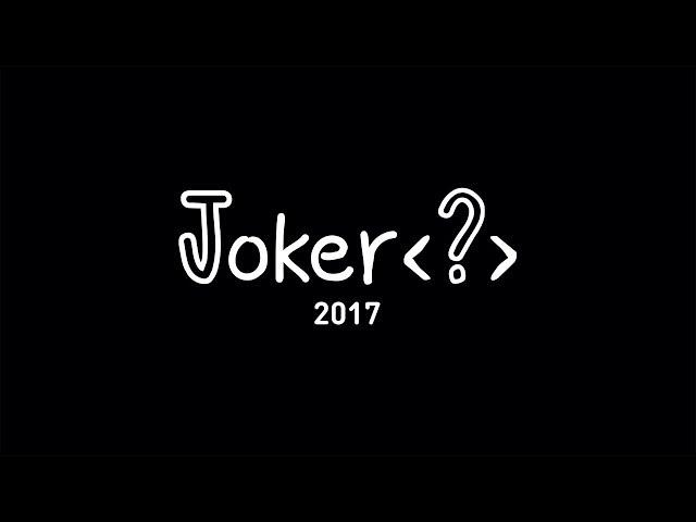 Joker 2017. Прямая трансляция из  второго зала. День 1. (1440p)