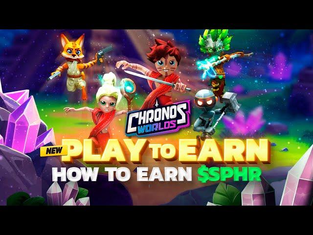NEW Play to earn crypto game Action RPG Chronos Worlds $SPHR Tutorial - Solana Games