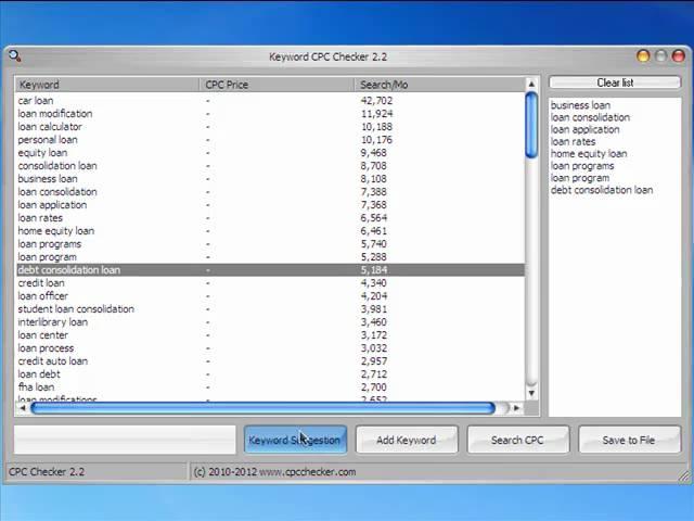 keyword cpc checker freeware: highest paying keyword