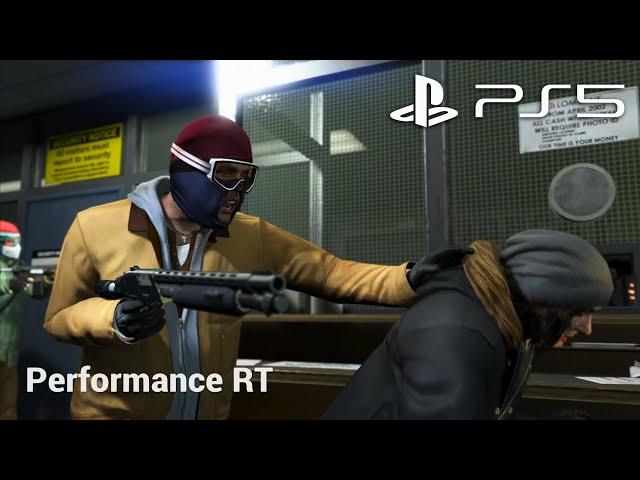 Grand Theft Auto V PS5 Performance RT Mode Gameplay (4K HDR 60FPS)