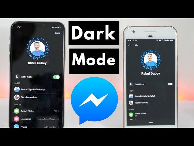 How to Enable Dark Mode on Facebook Messenger? - Secret Trick